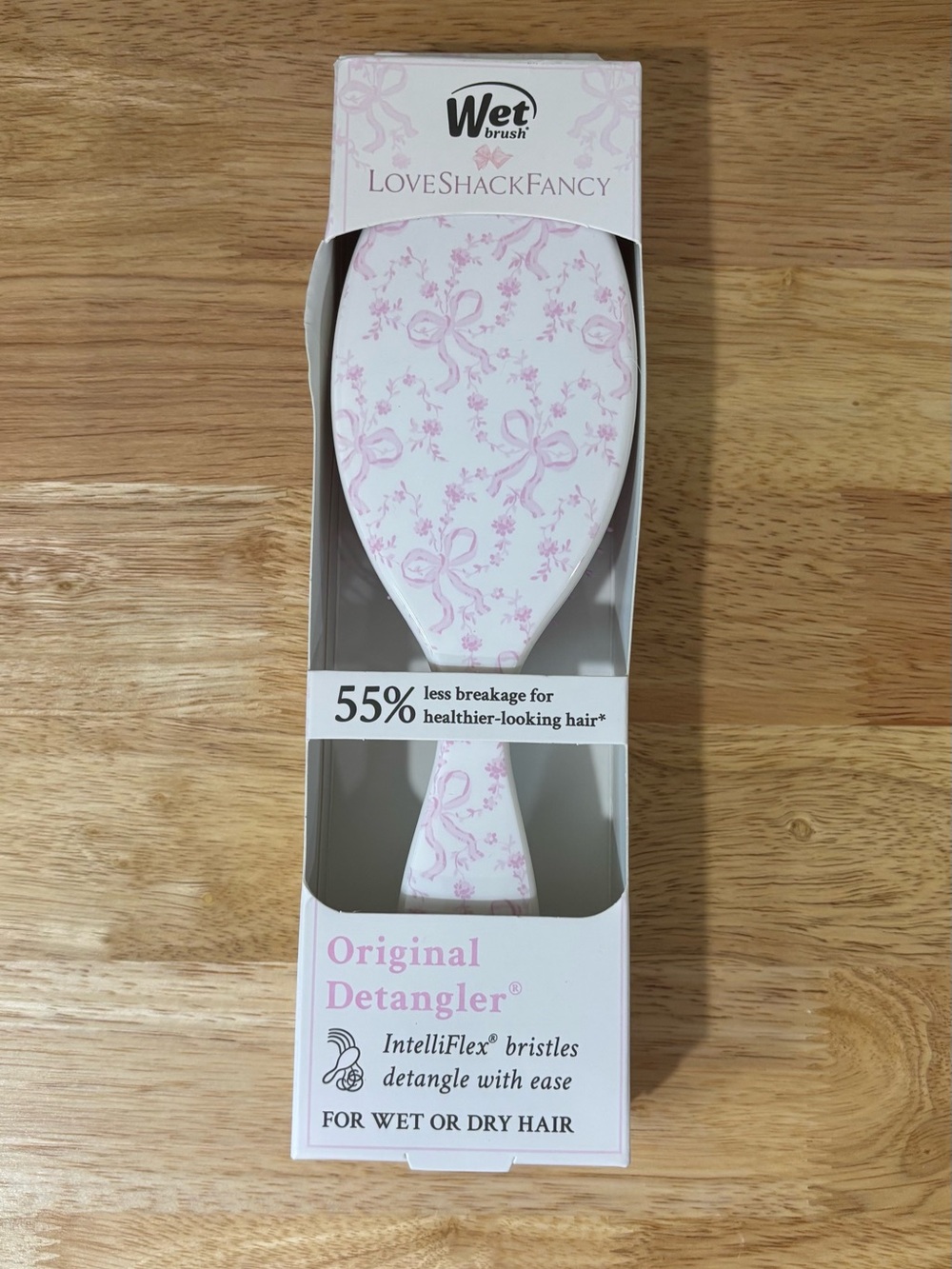 LoveShackFancy x Wet Brush Pink Floral Original Detangler